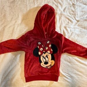 Disney Red Minnie Mouse Kids Hoodie